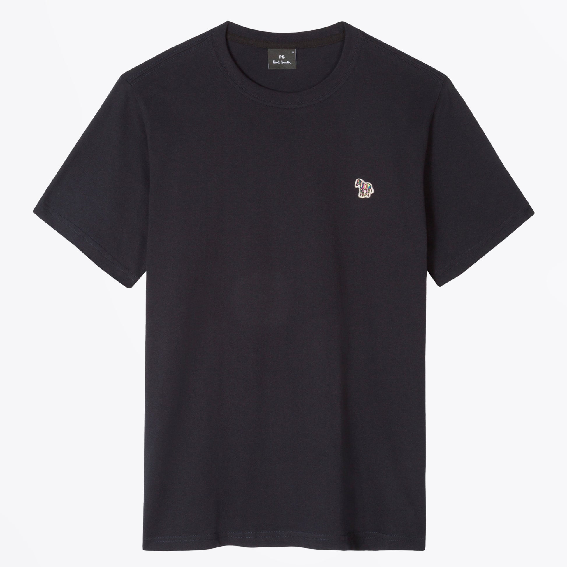 Paul Zebra Badge T-Shirt - Dark Navy