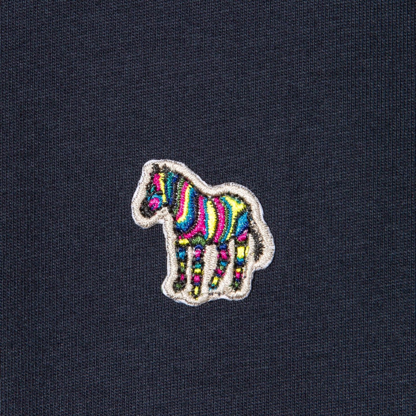 Zebra Badge T-Shirt - Dark Navy