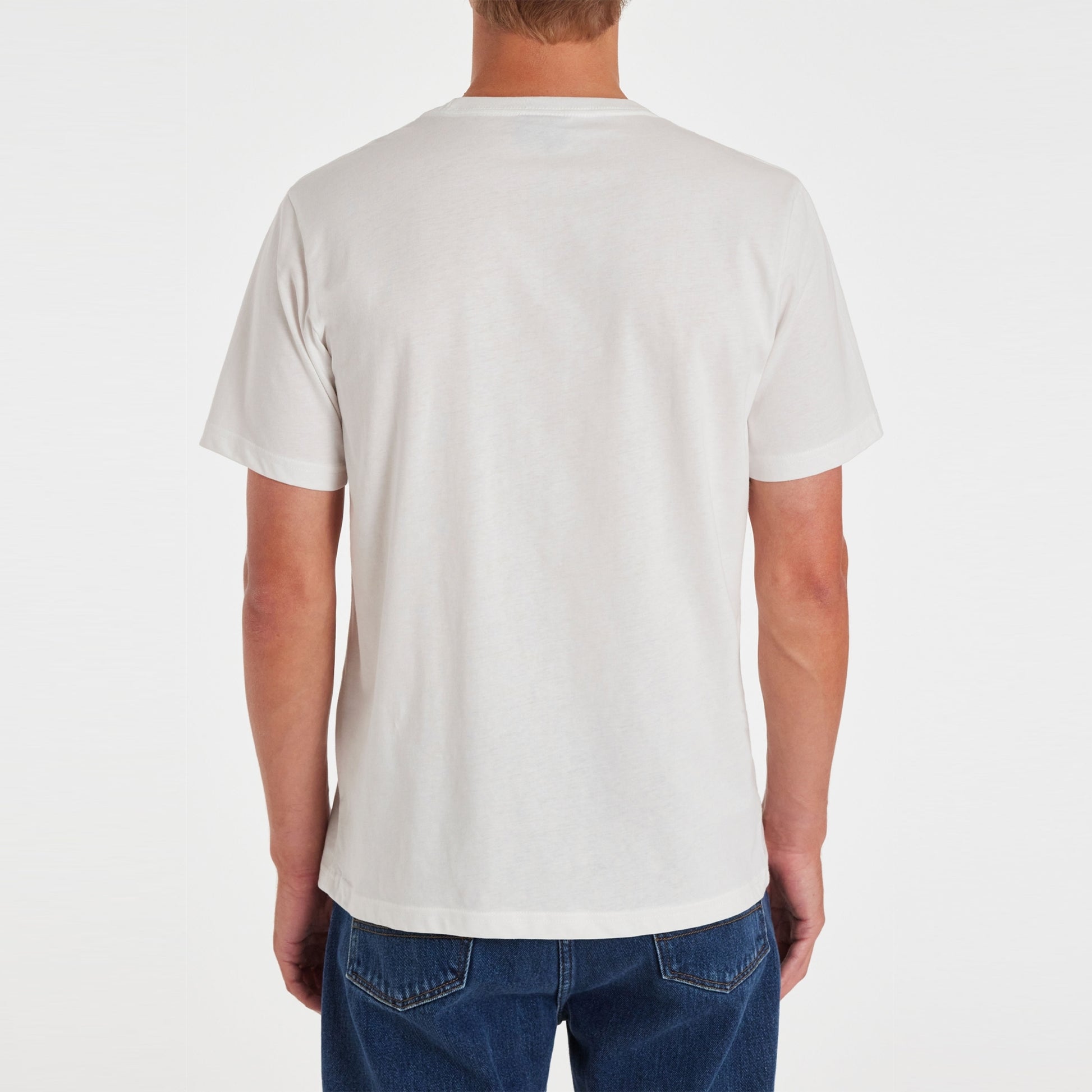 Paul - Zebra Badge T-Shirt - White