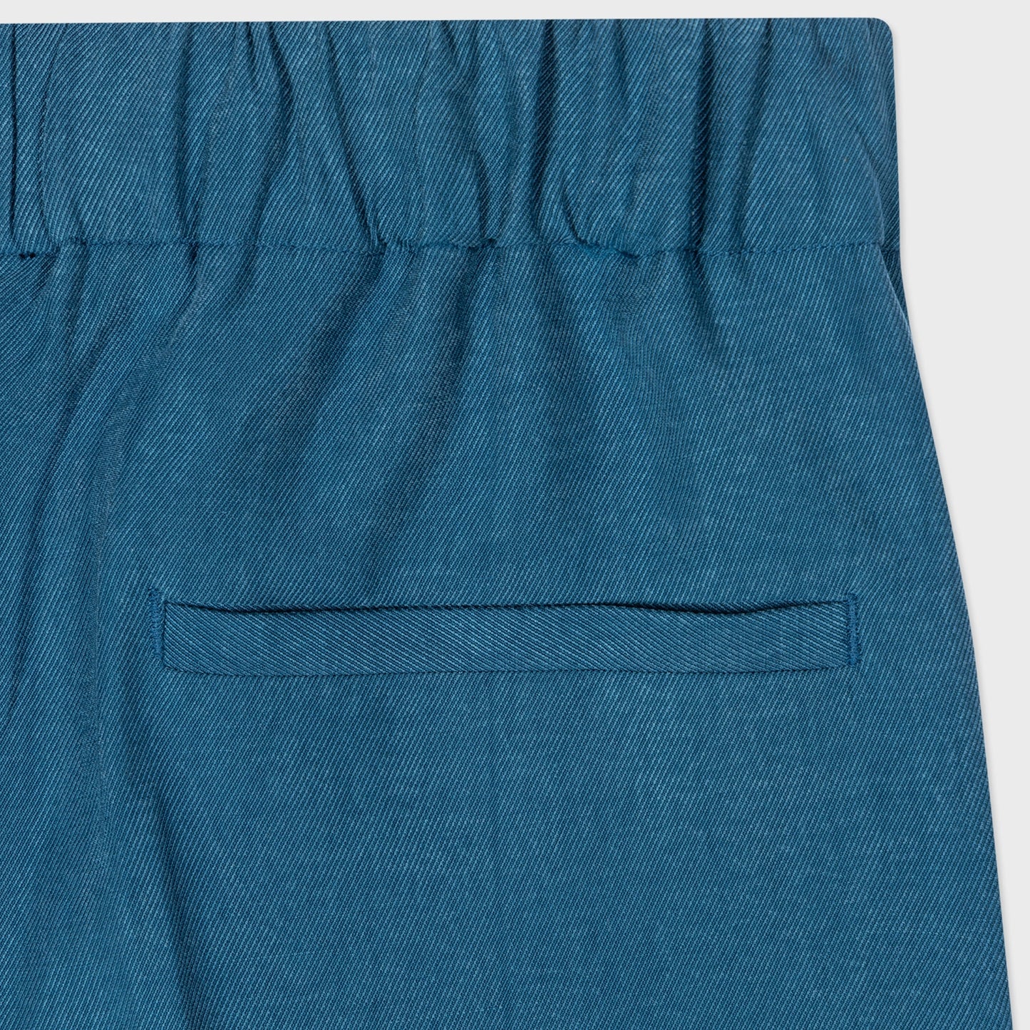 - Wide Leg Cropped Trousers -  Teal