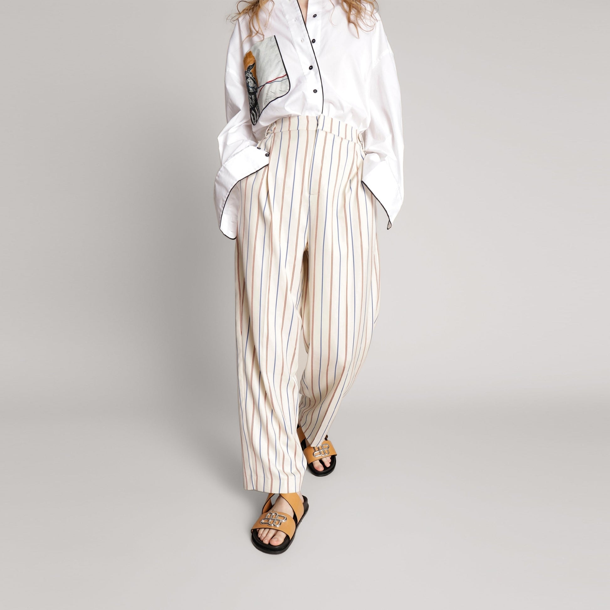 Munthe Monsoon Trousers - Ivory
