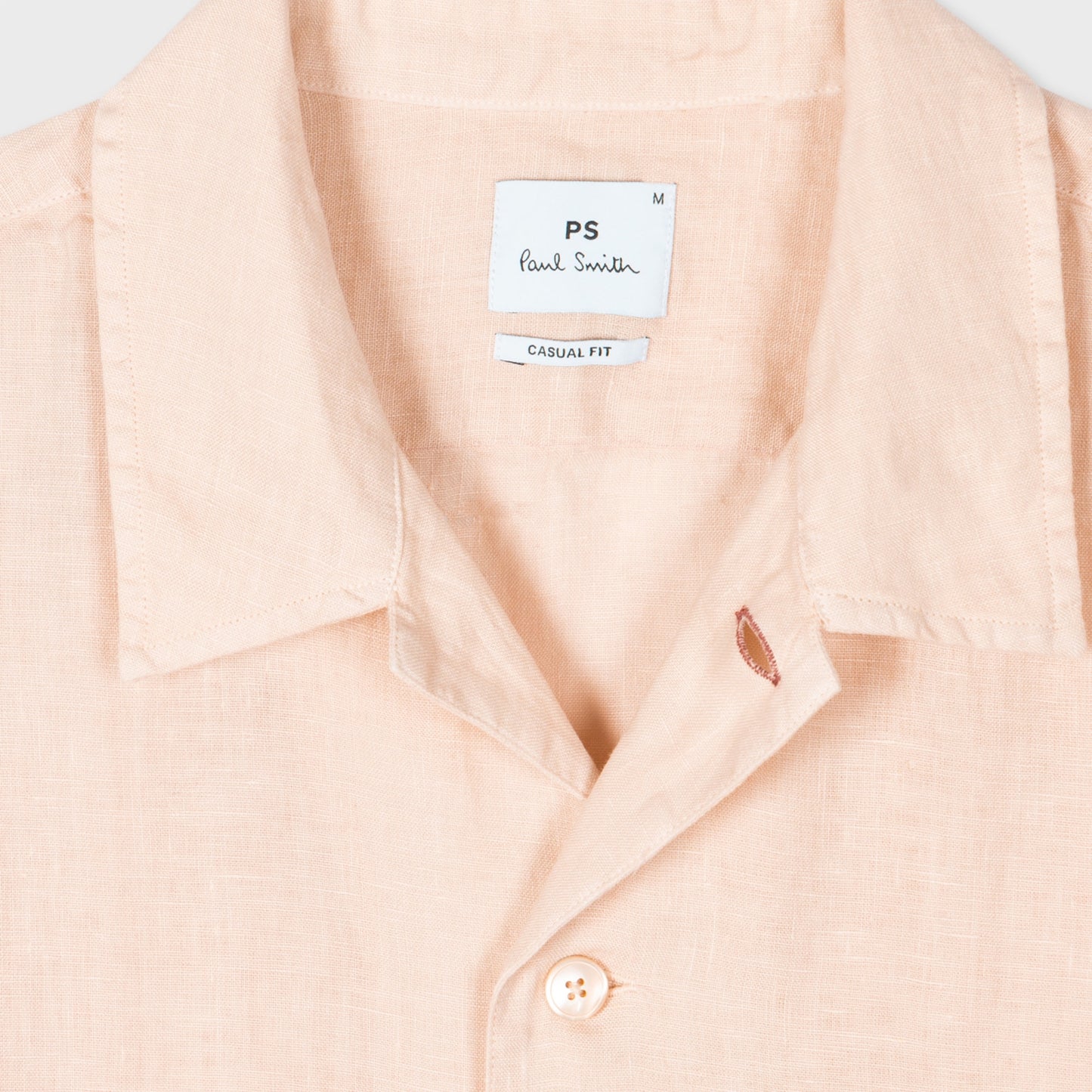 - Embroidery SS Shirt - Beige