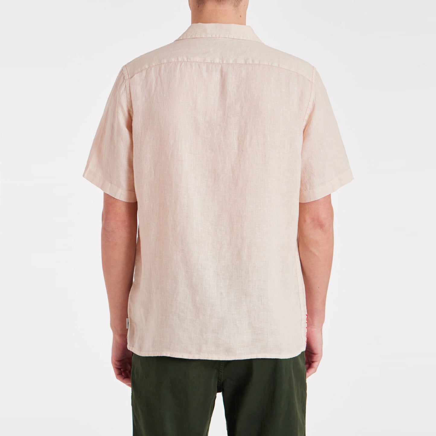 - Embroidery SS Shirt - Beige