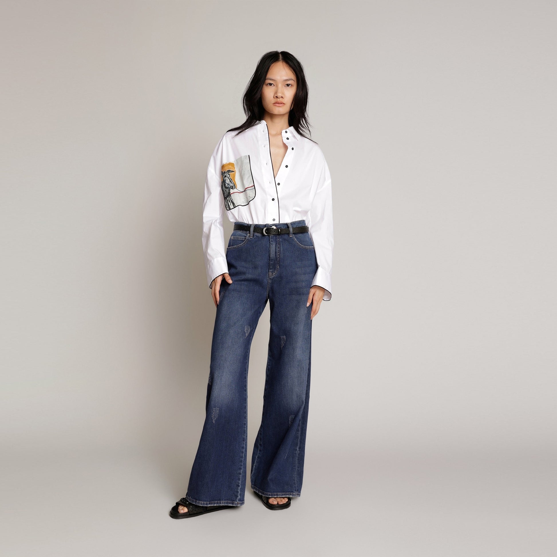 Munthe Mint Shirt - White