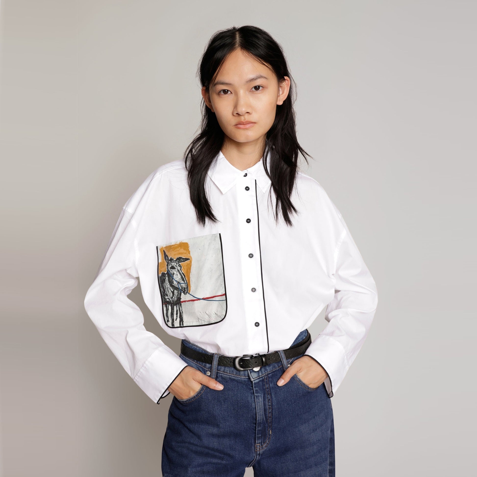 Munthe Mint Shirt - White