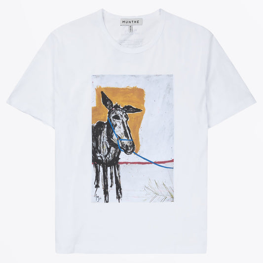 Midi Printed T-Shirt - White
