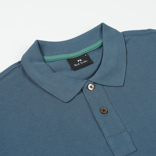 - Zebra Polo Shirt - Indigo