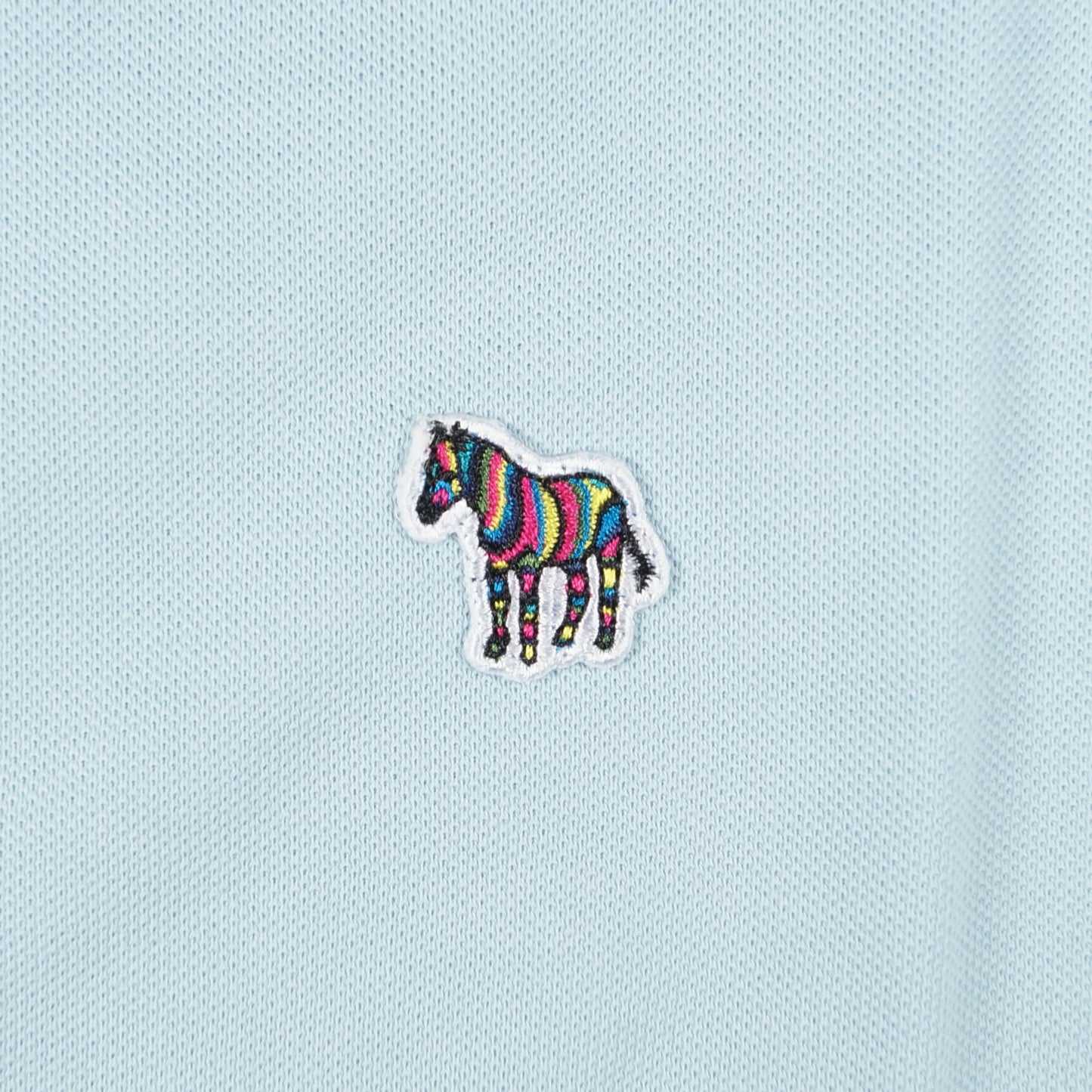 - Zebra Polo Shirt - Light Blue
