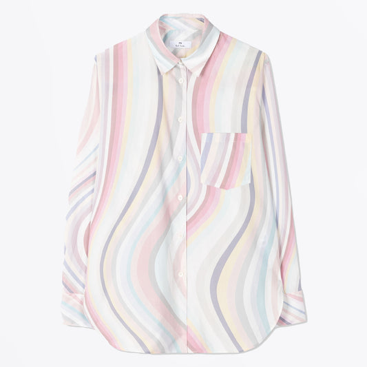 - Cotton Swirl Shirt - Faded Swirl
