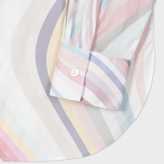 - Cotton Swirl Shirt - Faded Swirl