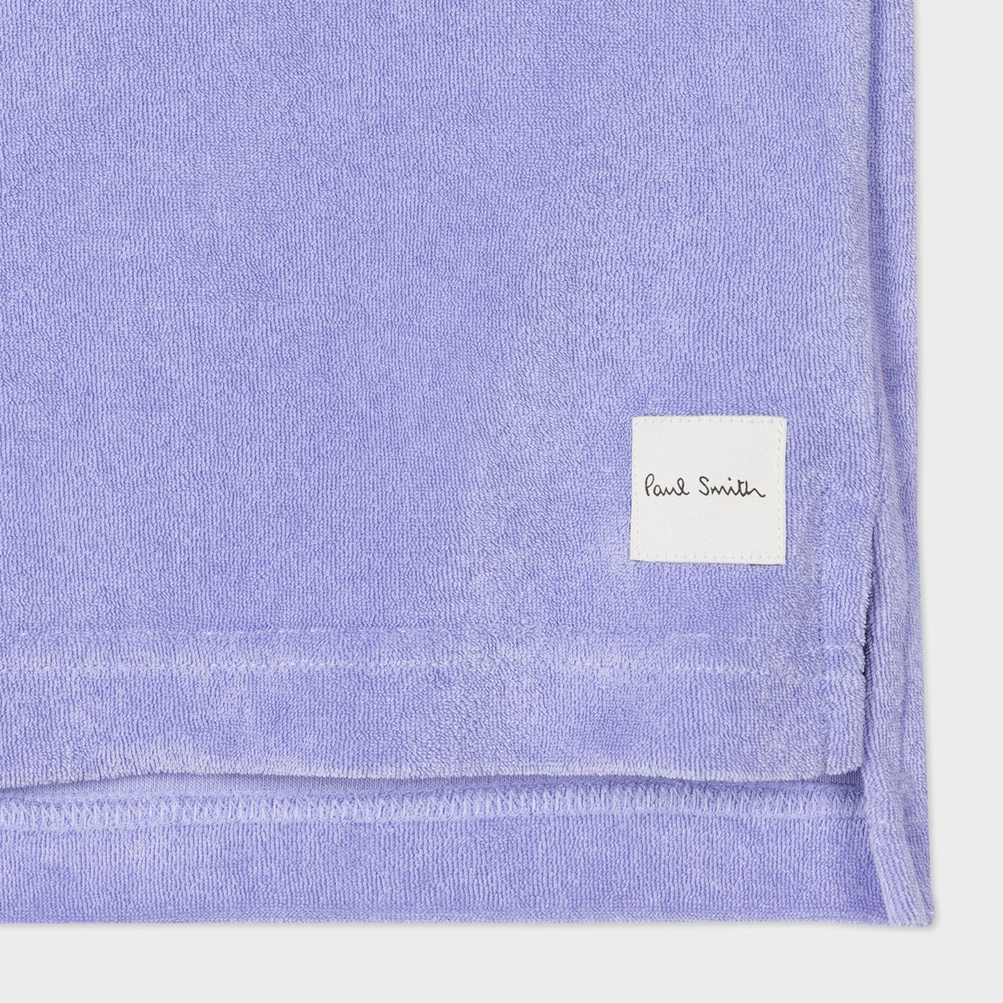 - Towelling Collar Top - Cornflower Blue