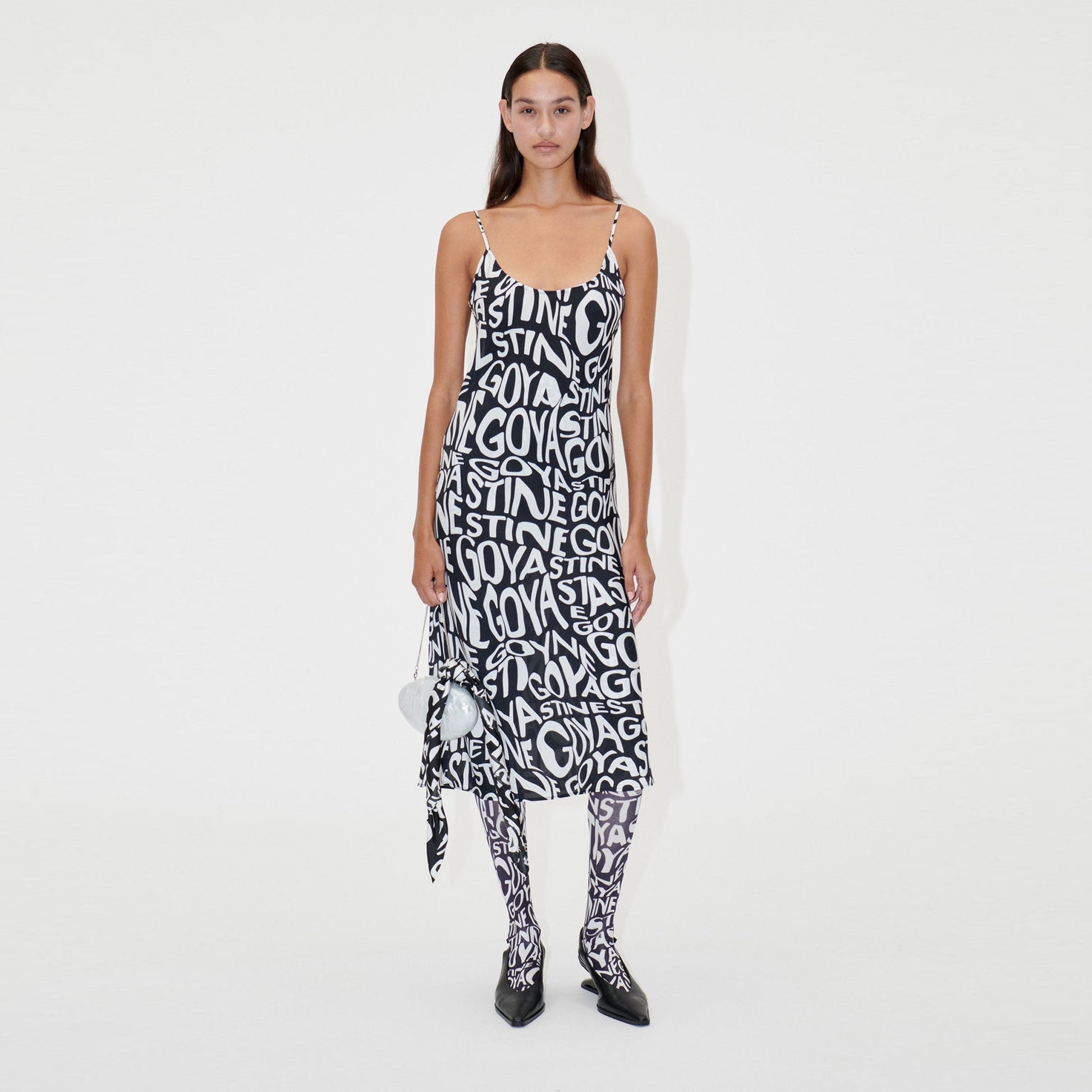 Stine Holly Dress - Liquified Logo