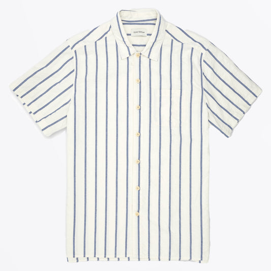 - Riviera Shirt Rickman - White/Blue