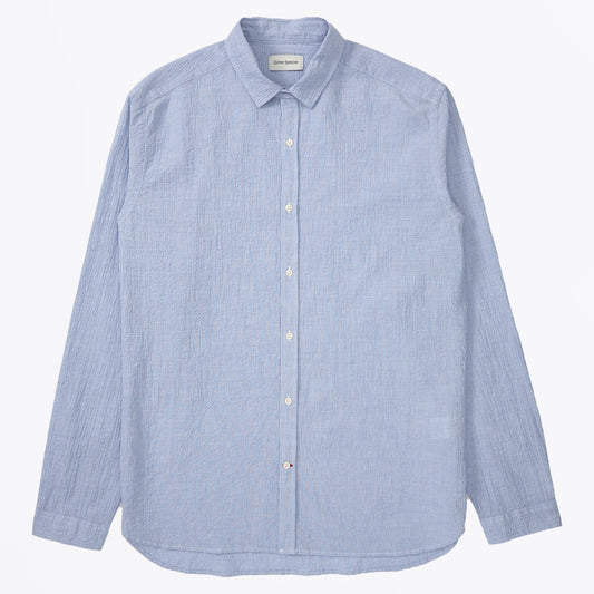 - Clerkenwell Tab Shirt Hughes - Blue