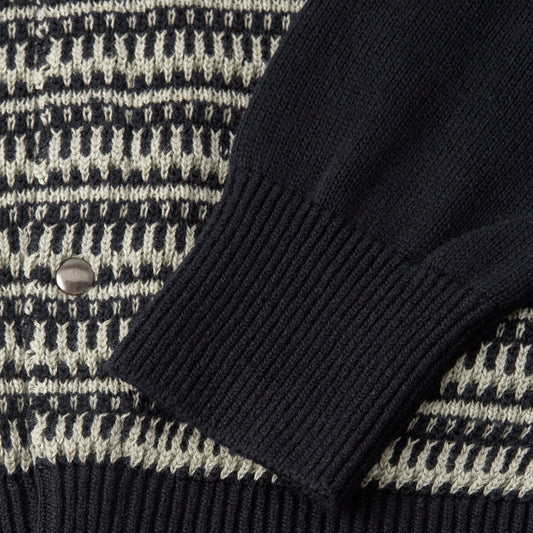 - Roxwell Knitted Jacket - Navy