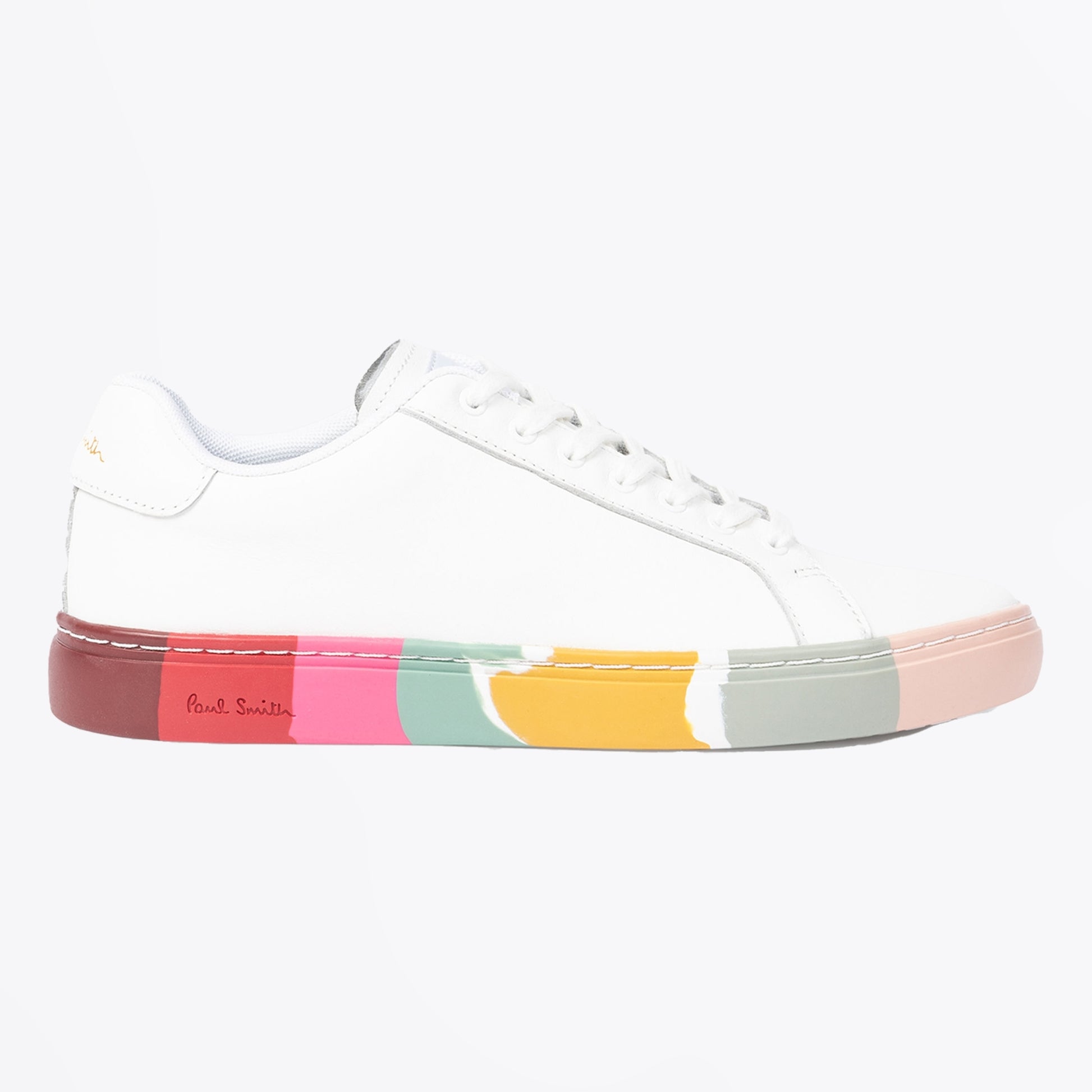 Paul Lapin Swirl Sole Sneakers - White