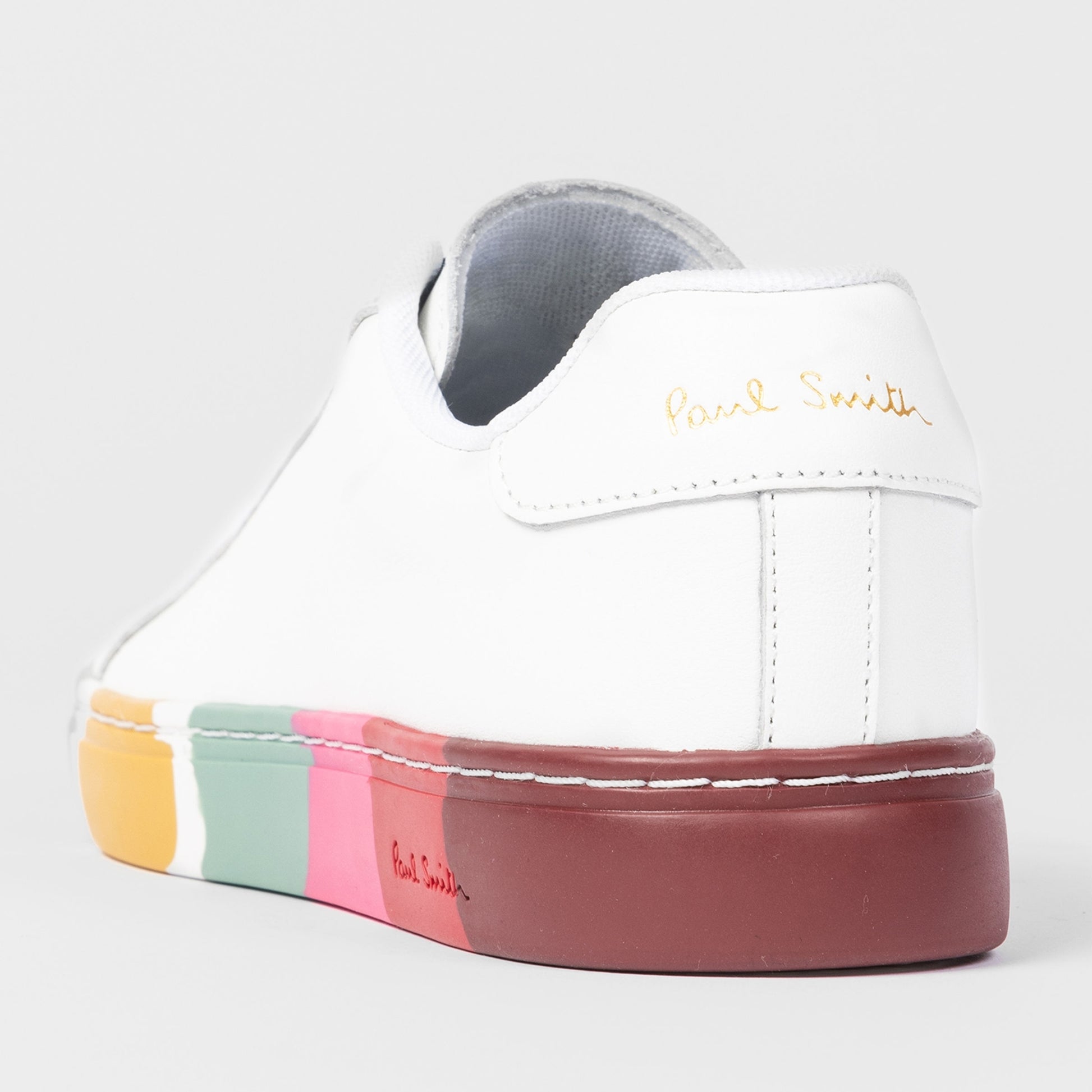 Paul Lapin Swirl Sole Sneakers - White