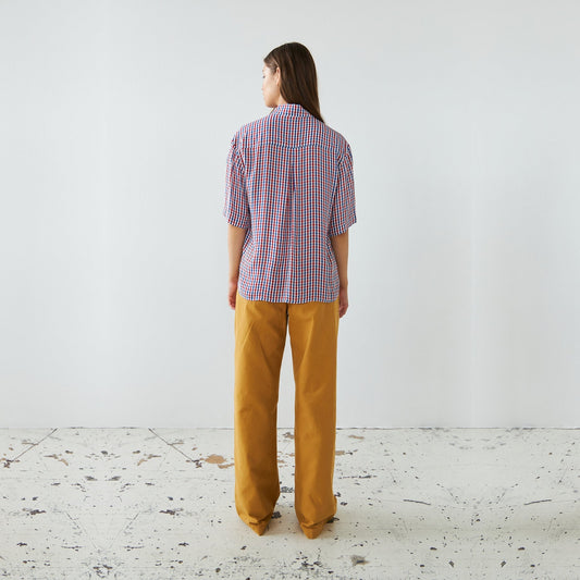 - Checked SS Shirt - Red