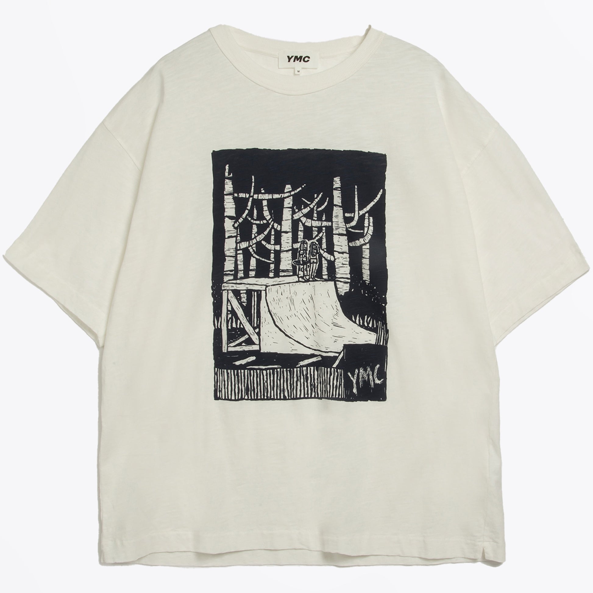 YMC It's Out There T-Shirt - White