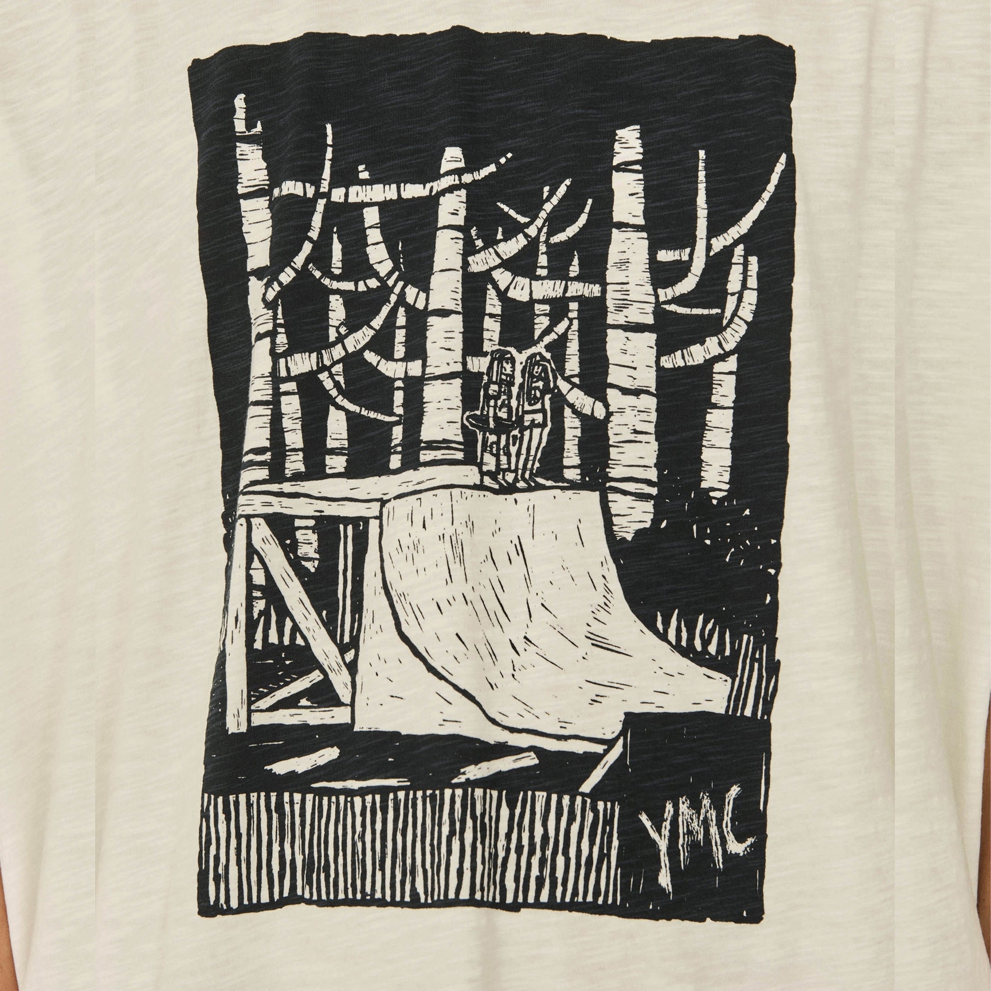 YMC It's Out There T-Shirt - White