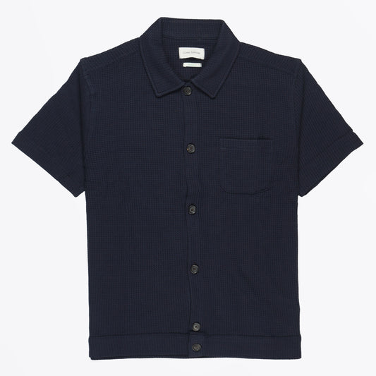 - Ashby SS Jersey Shirt Barton - Navy