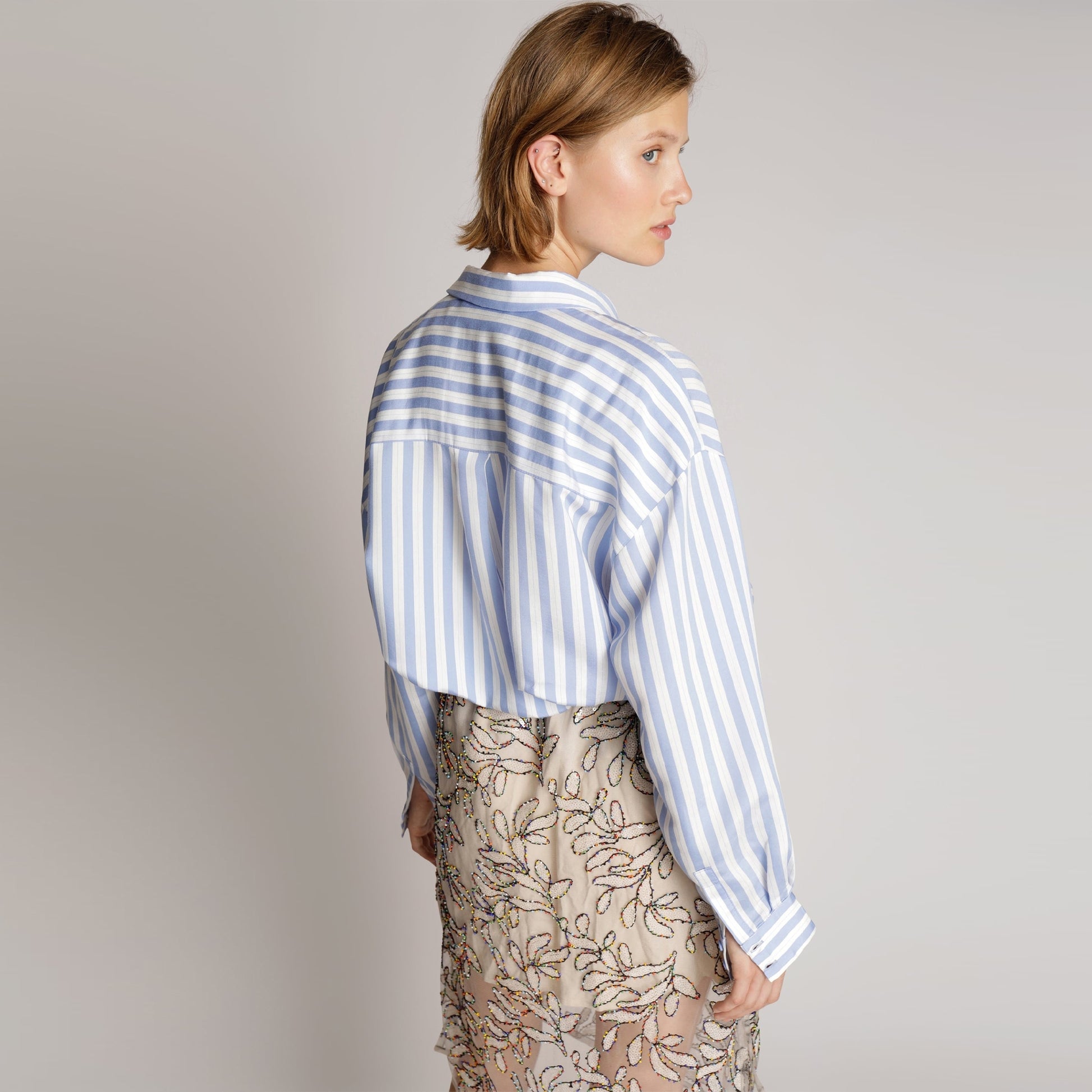 Munthe Morgana Stripe Shirt - Blue