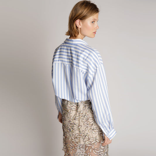 Morgana Stripe Shirt - Blue