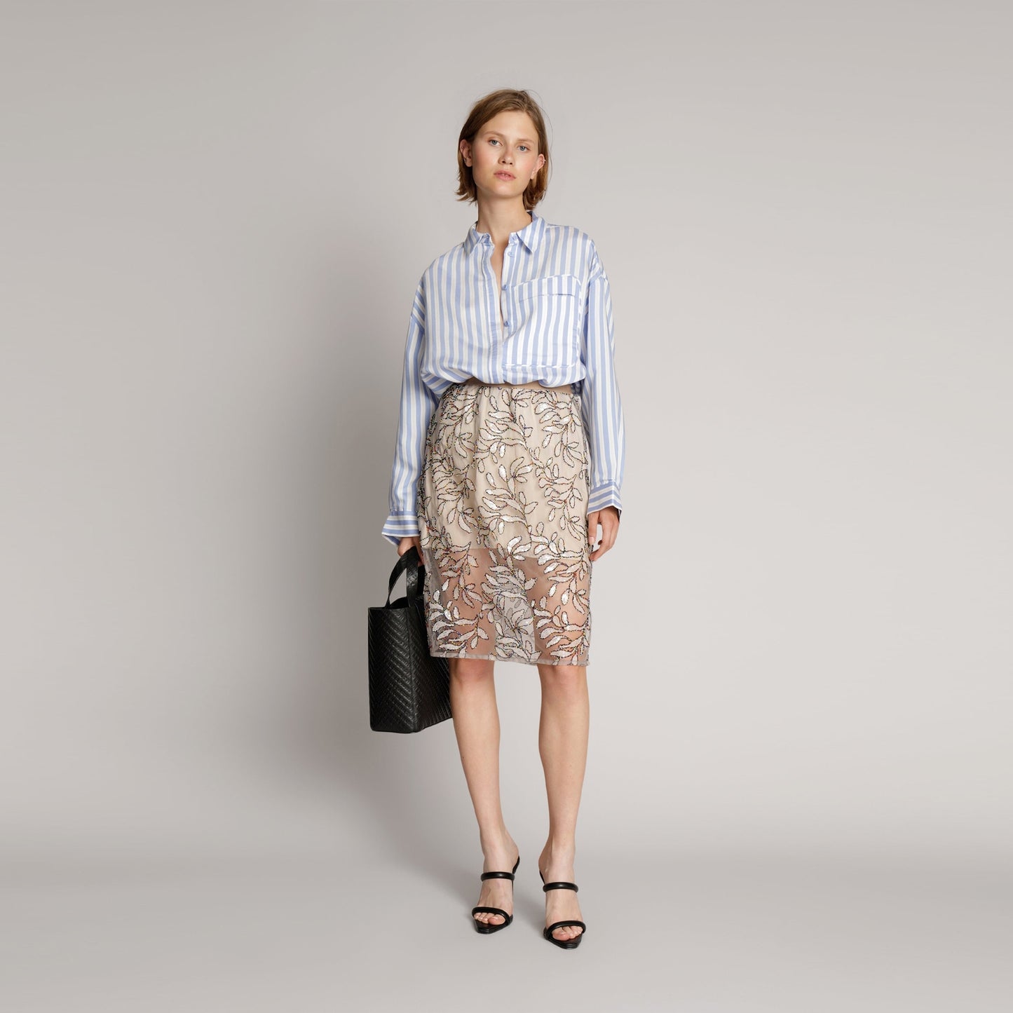 Morgana Stripe Shirt - Blue