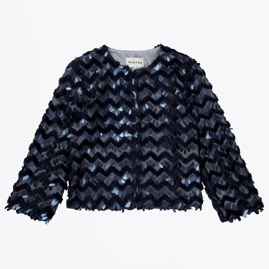 Moolinu Sequin Jacket - Navy