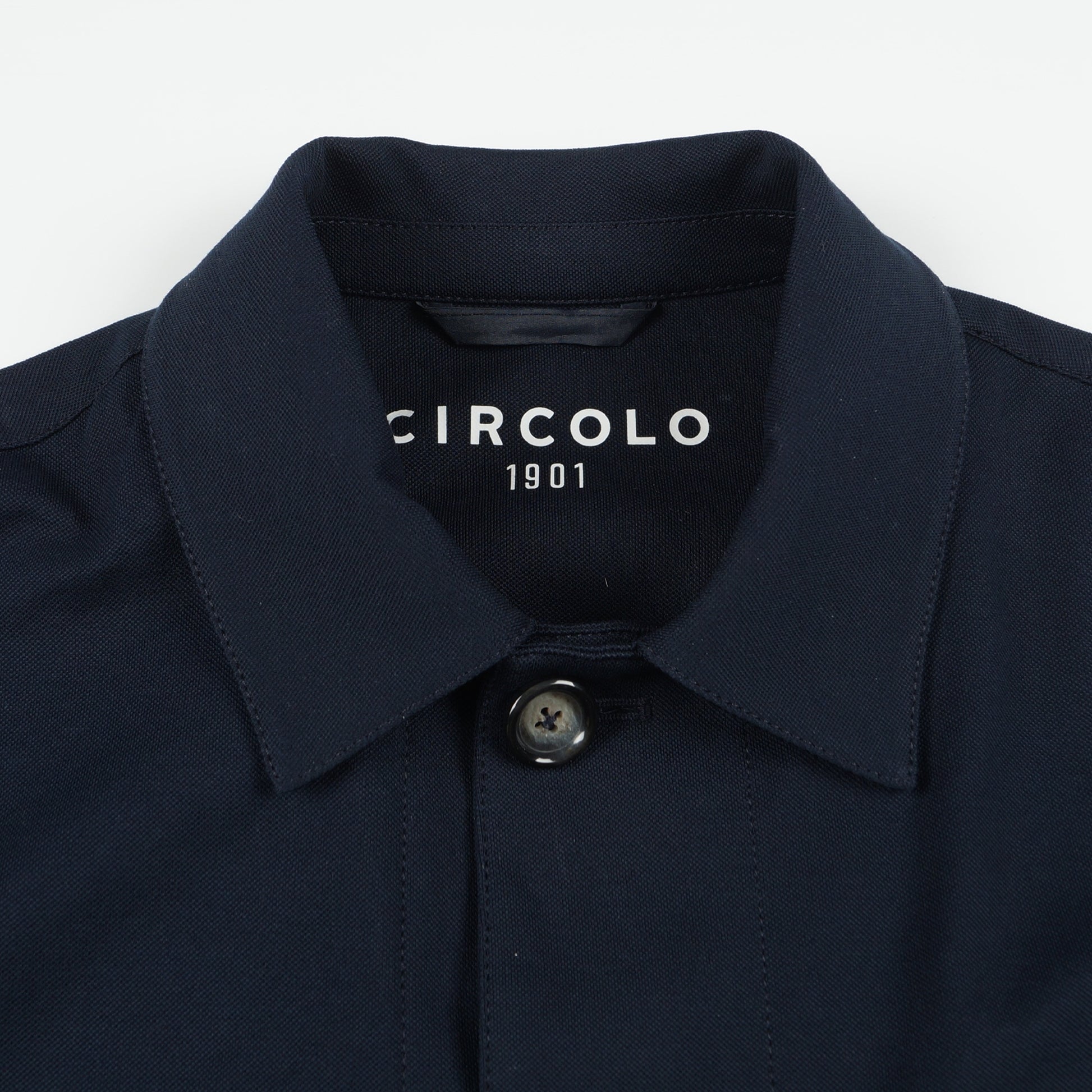 Circolo Work Piquet Jacket - Navy