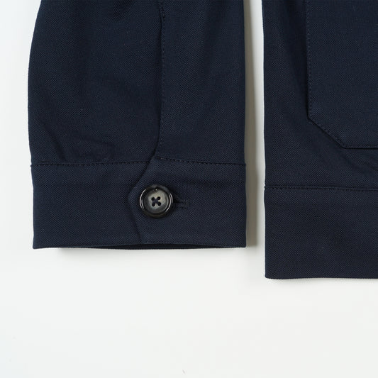 Work Piquet Jacket - Navy