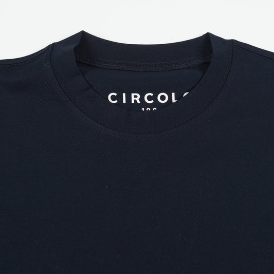 - Piquet T-Shirt - Navy