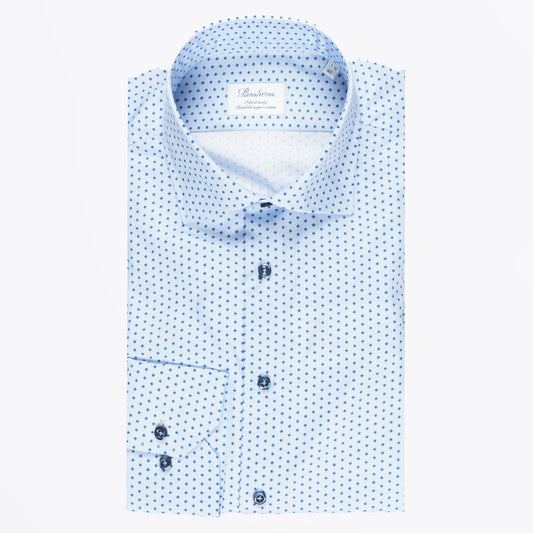 - Patterned Shirt - Light Blue