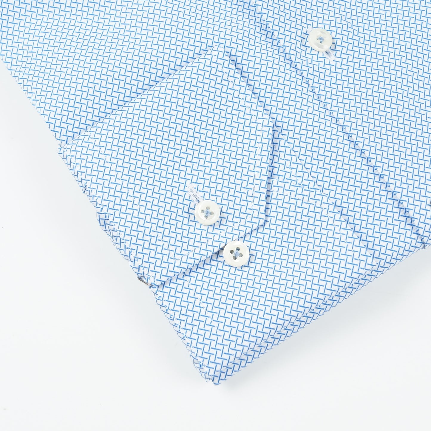 - Cross Hatch Shirt - Blue
