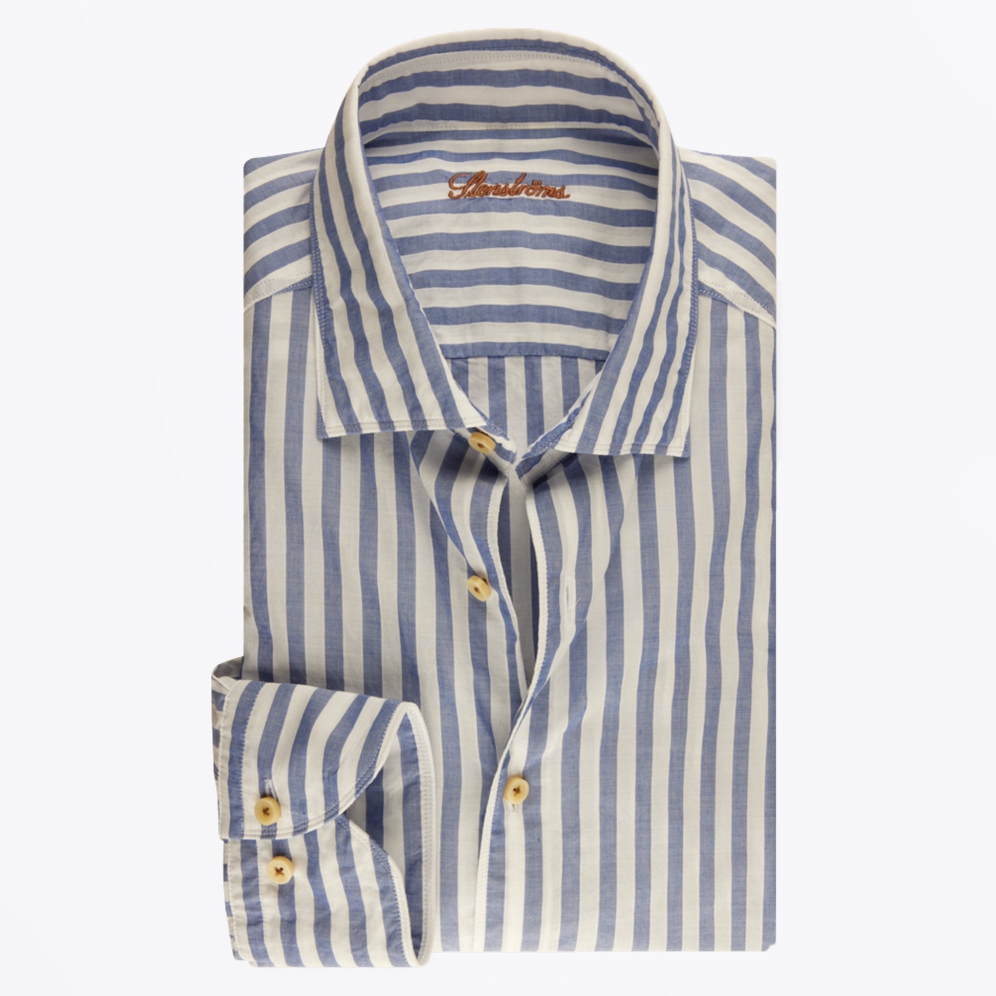 Stenstroms Laundered Shirt - Blue