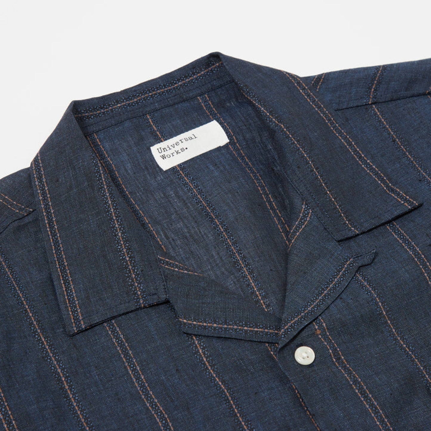 - Road SS Shirt - Navy Stripe