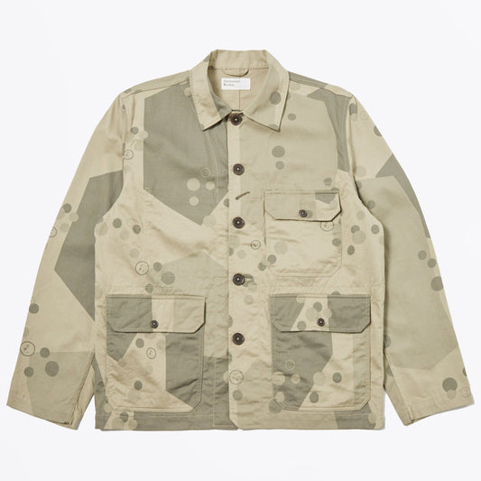 - Twill Utility Jacket - Stone