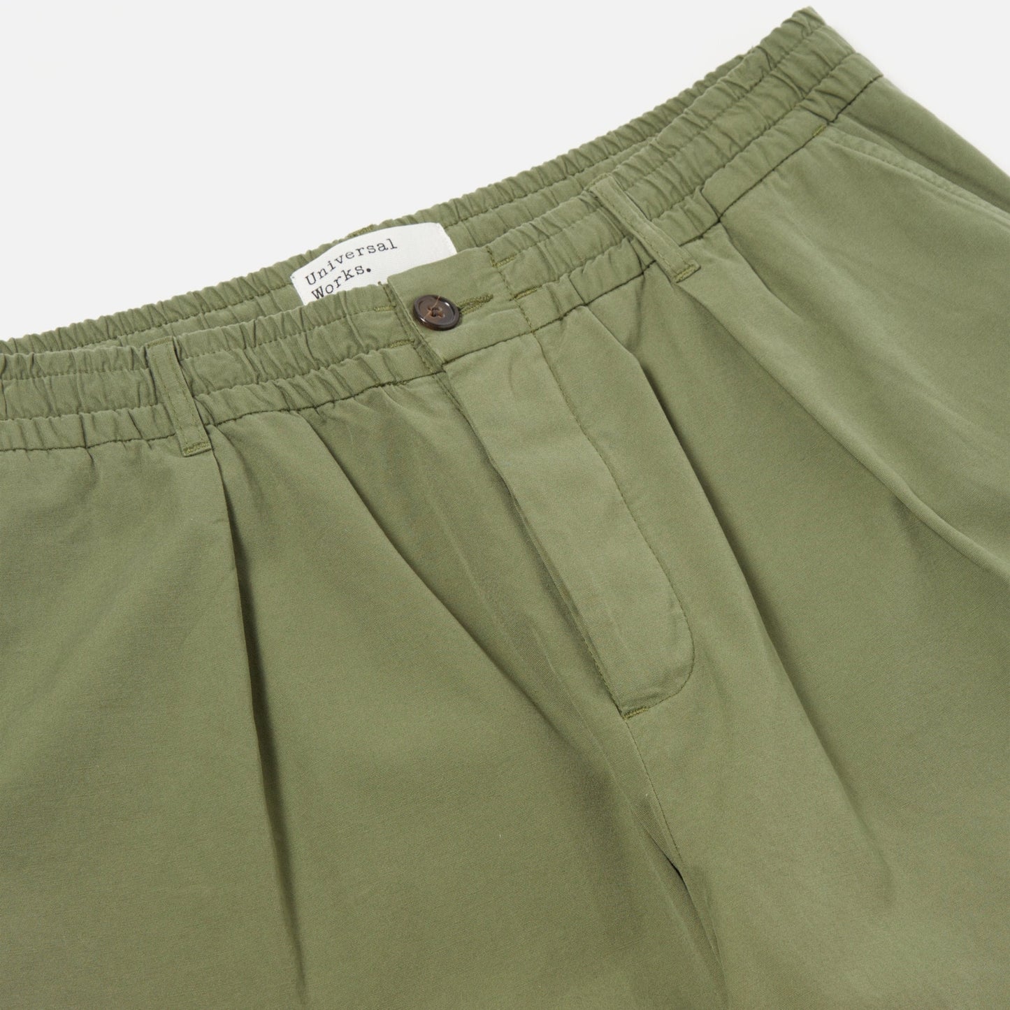 - Summer Canvas Oxford Trouser - Green