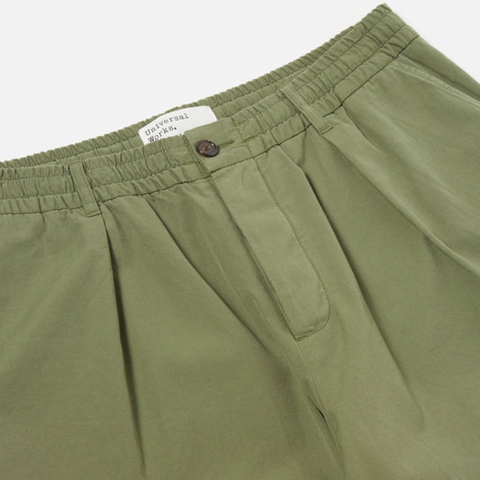 - Summer Canvas Oxford Trouser - Green