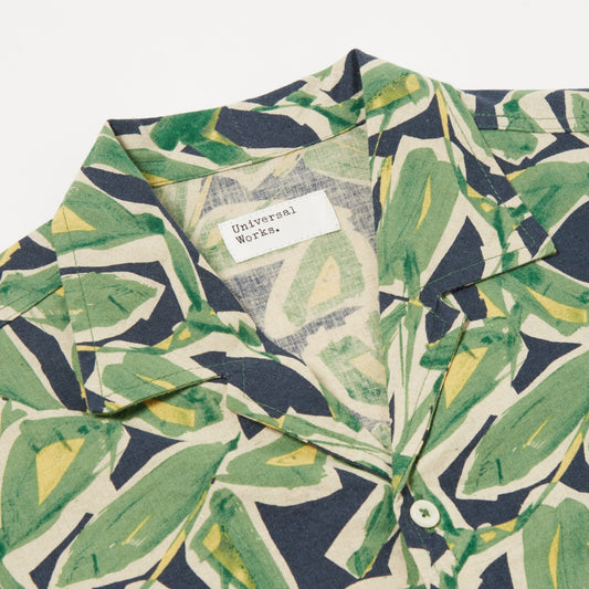 - Artist Flower Minari Shirt - Navy