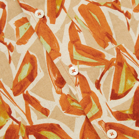 - Artist Flower Minari Shirt - Terracotta