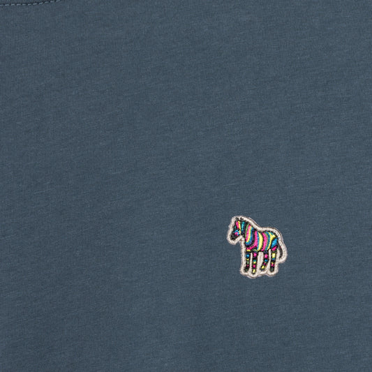 - Zebra Badge T-Shirt - Indigo