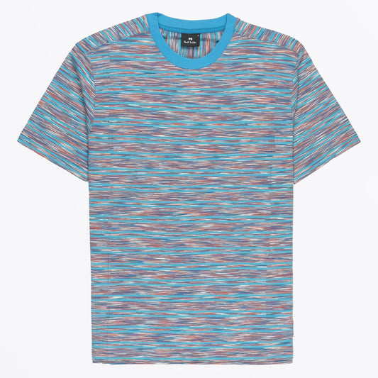 - Space Dye T-Shirt - Blue