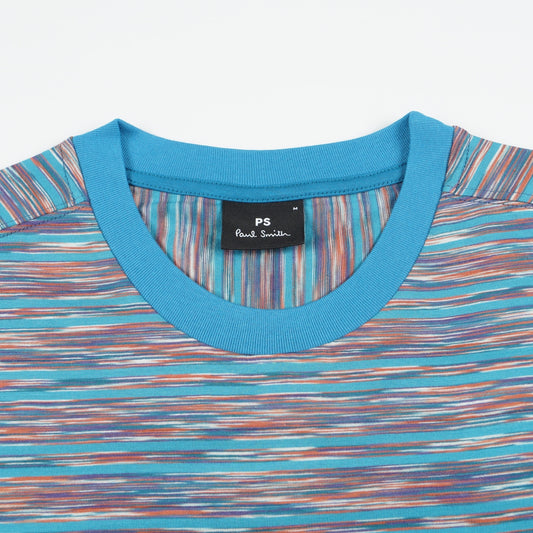 - Space Dye T-Shirt - Blue