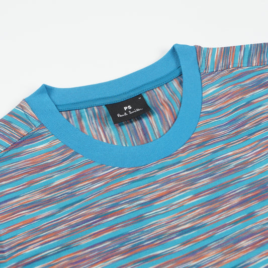 - Space Dye T-Shirt - Blue