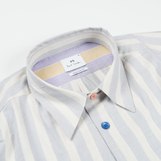 - Striped Shirt - Light Blue