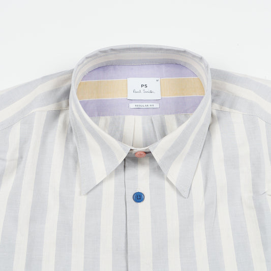 - Striped Shirt - Light Blue