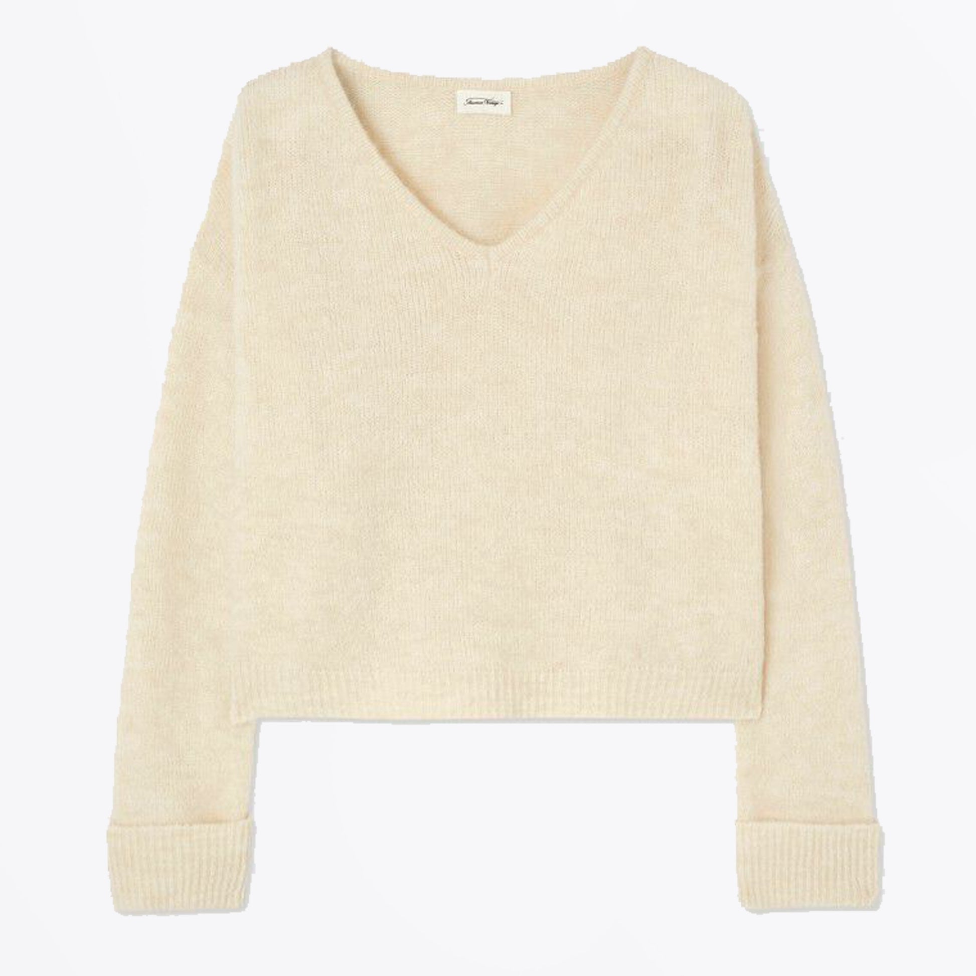 American East Sweater - Mother of Pearl Melange