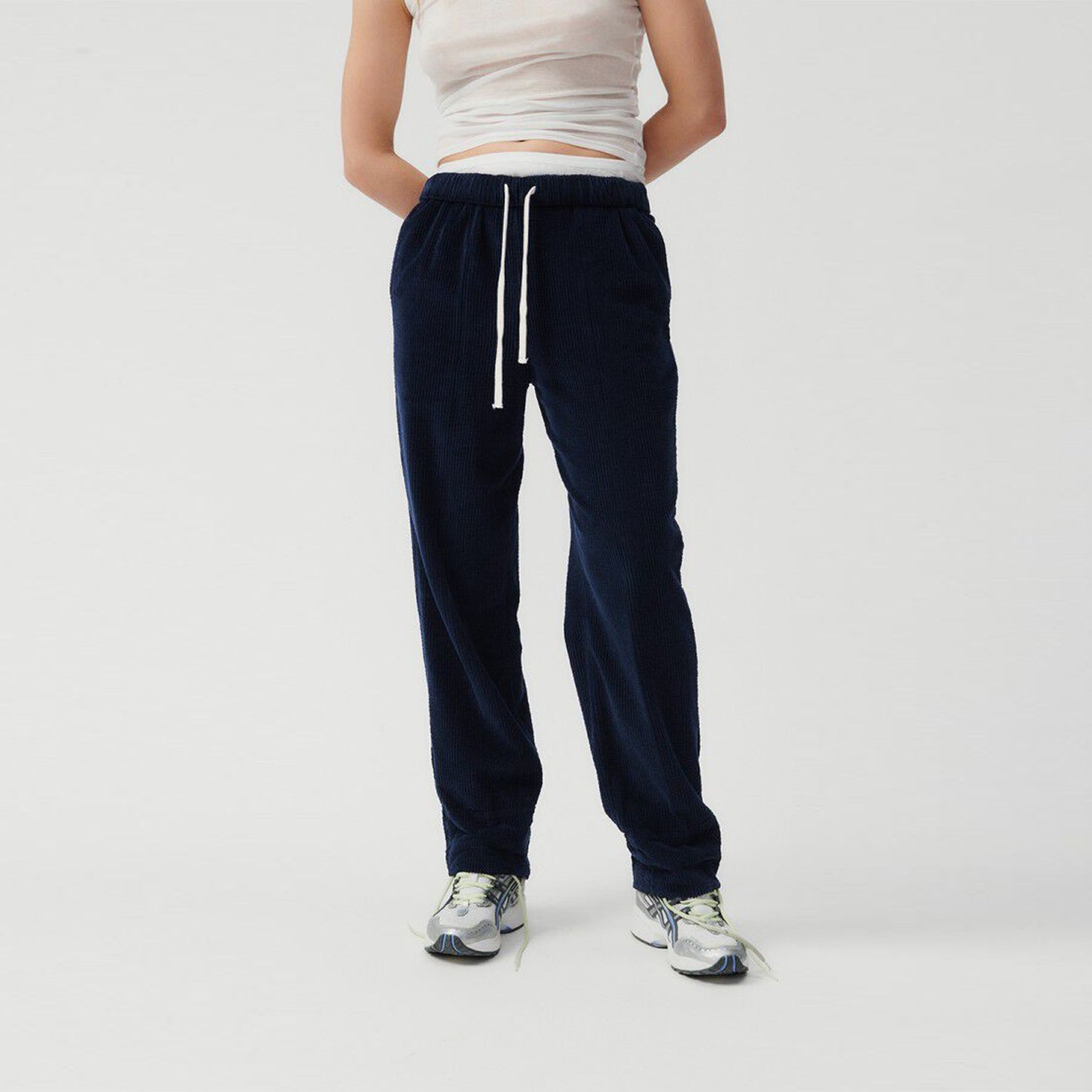 - Padow Cord Pants - Navy