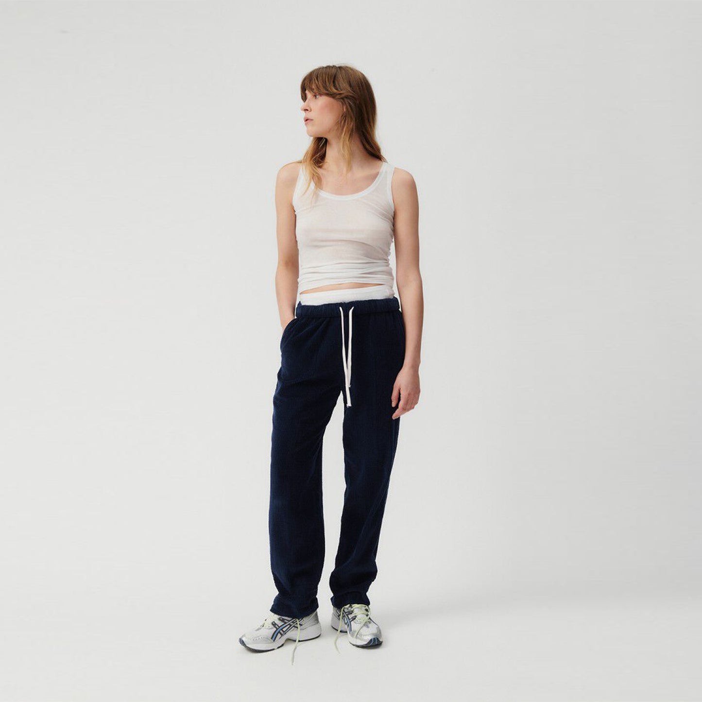 - Padow Cord Pants - Navy